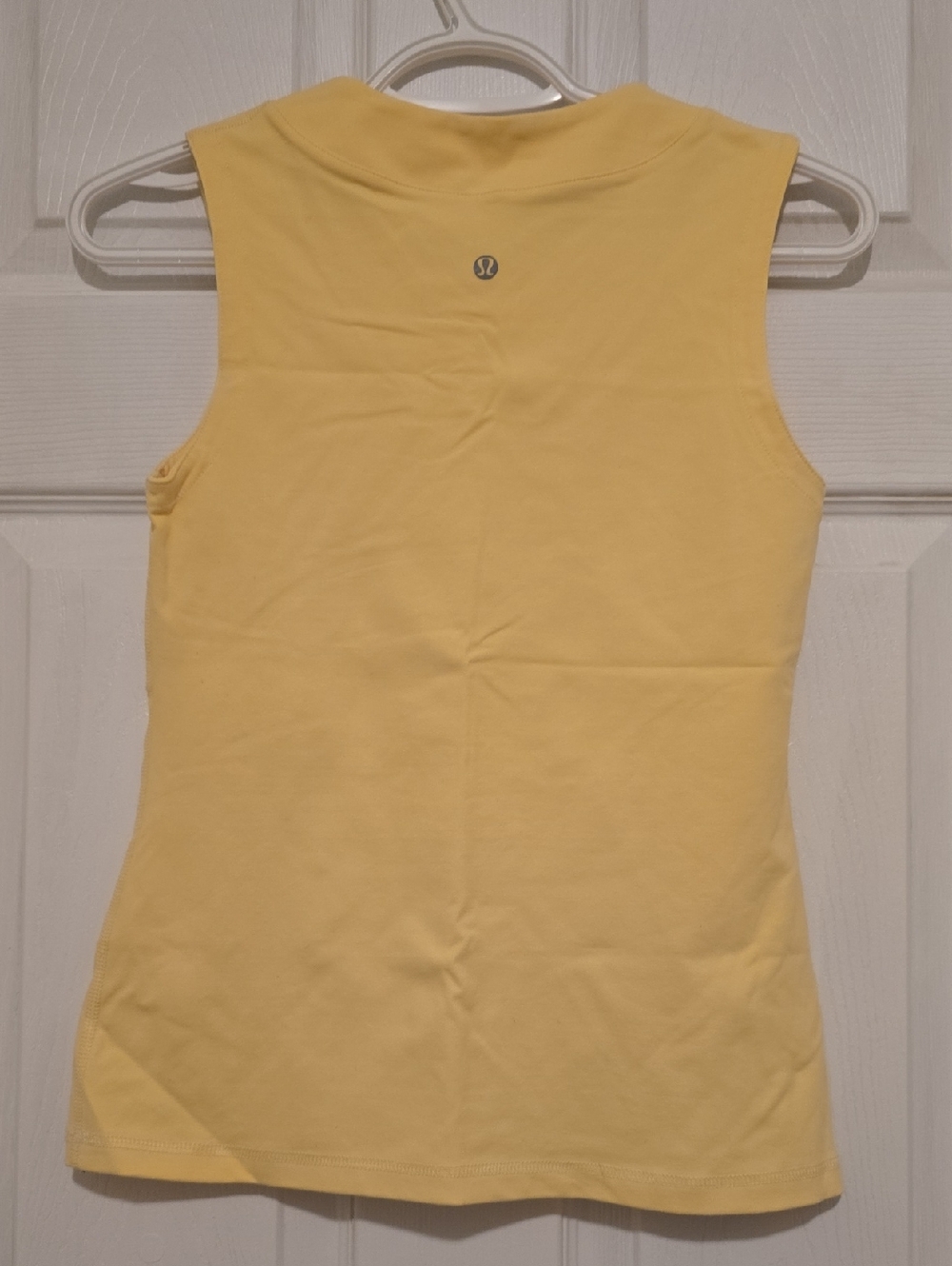 lululemon athletica Yellow Sleeveless Athletic Tank Top